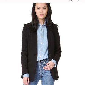 MADEWELL Tribune Blazer in Black Twill